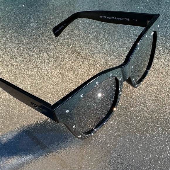 Quay AFTER HOURS RHINESTONE blk/blk •SUPER RARE• Sunglasses - Picture 4 of 15